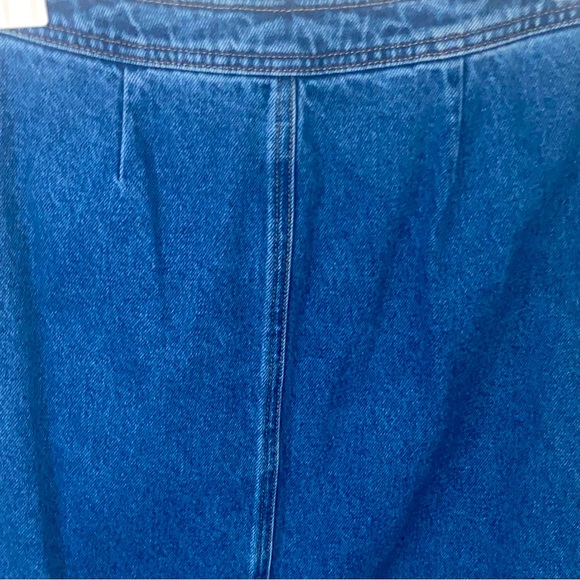 Sigrid Olsen Sport Denim Midi Pencil Skirt Size 4 - Picture 8 of 8